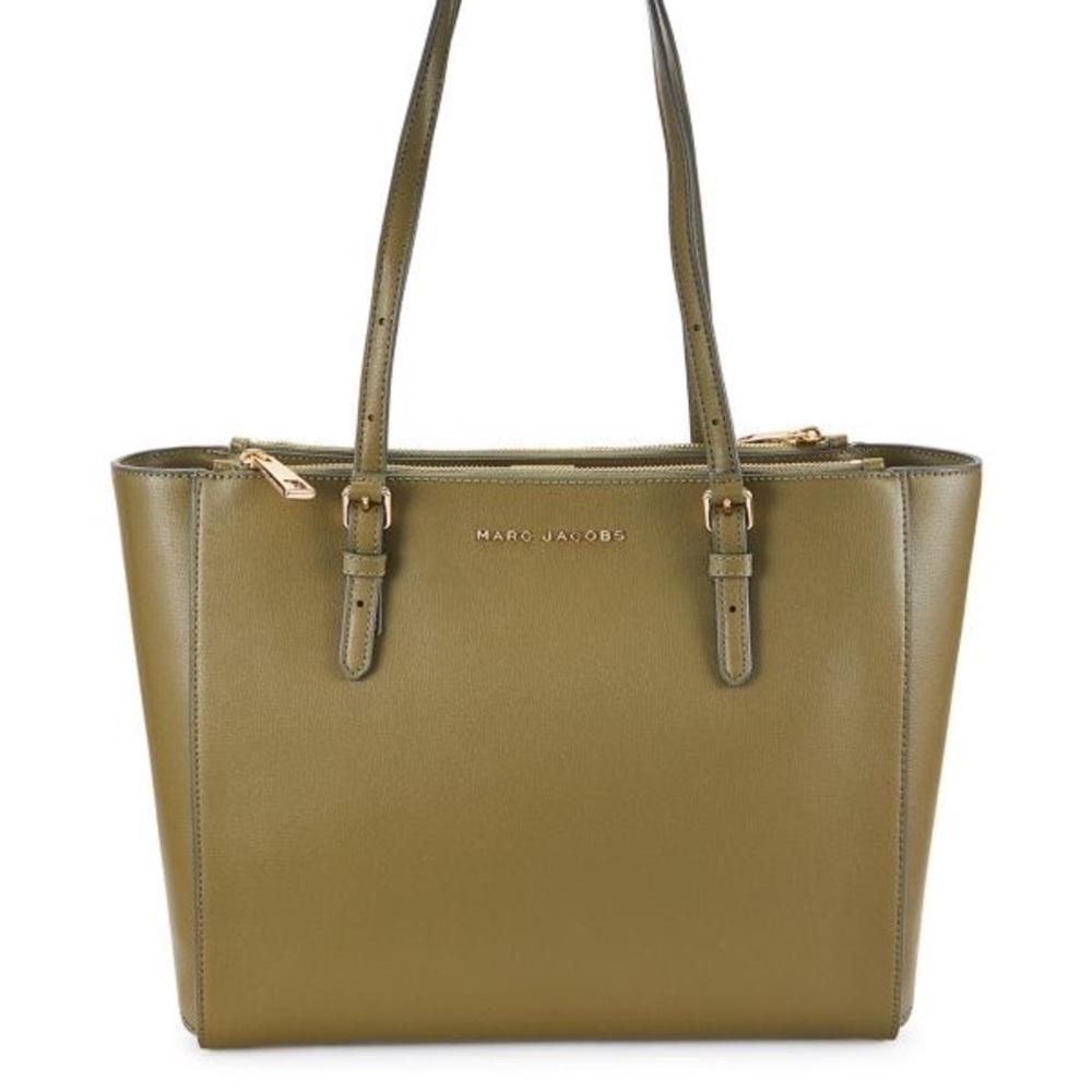 Mark Jacobs Commuter Leather Tote. Large enough to hold a 17 inch laptop.
